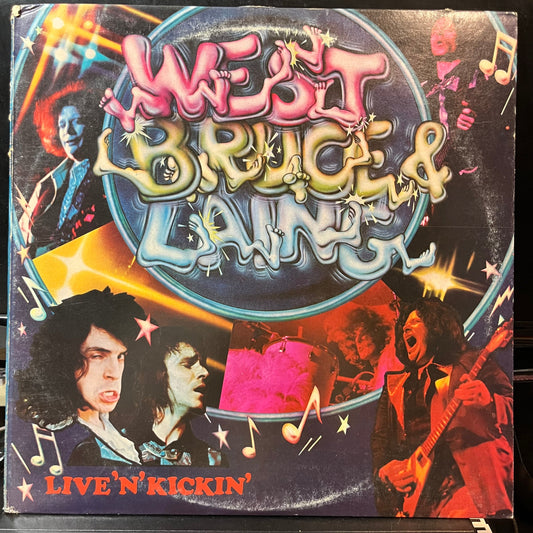 West, Bruce & Laing - Live 'N' Kickin' (VINYL LP WINDFALL KC 32899 1974) | USED Near Mint (NM or M-) Excellent (EX)-