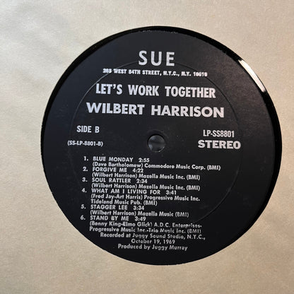 Wilbert Harrison - Let's Work Together (VINYL LP SUE RECORDS INC. LP-SS8801 1969) | USED Near Mint (NM or M-)-
