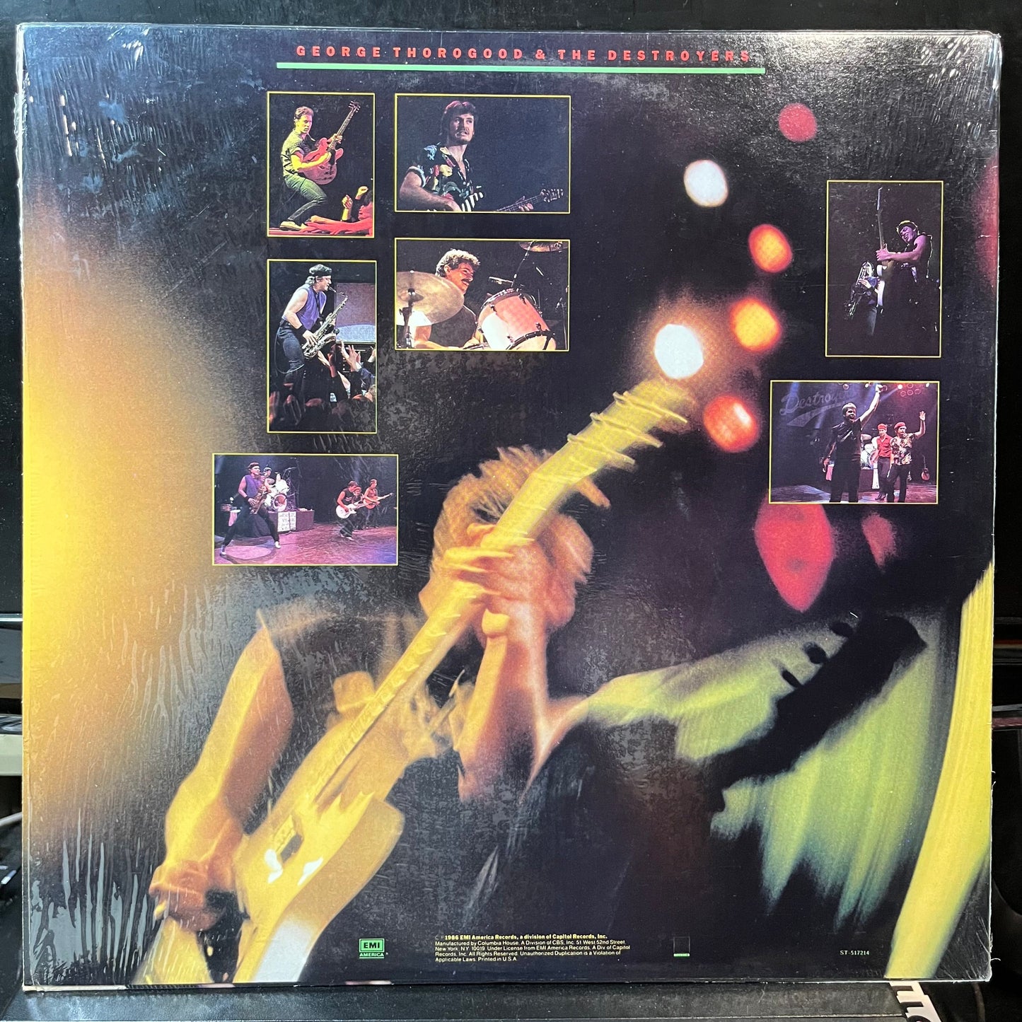 George Thorogood & The Destroyers - Live (VINYL LP ROUNDER ST-17214 1986) | USED Near Mint (NM or M-) Near Mint (NM)-