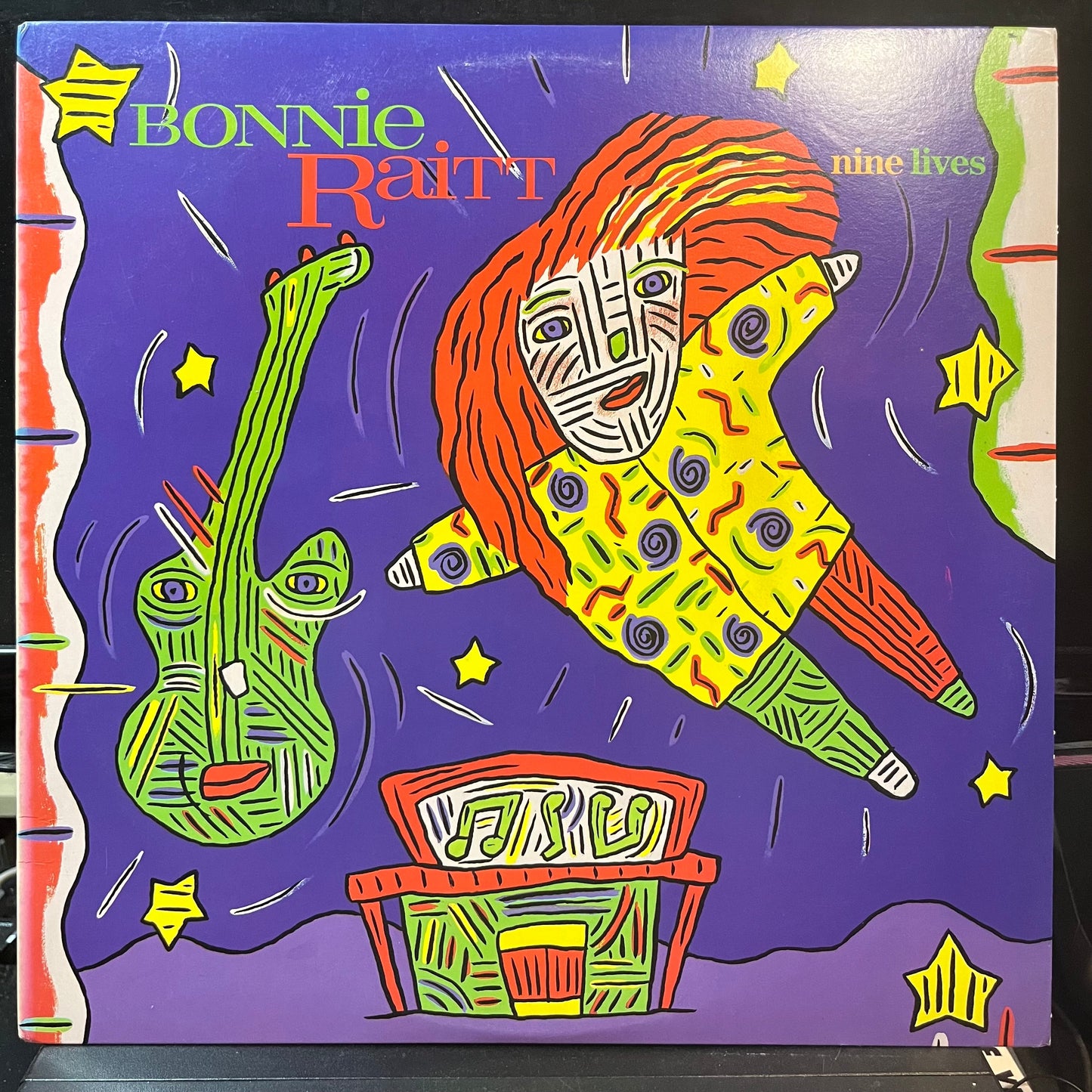 Bonnie Raitt - Nine Lives (VINYL LP WARNER BROS. 9 W1-25486 1986) | Near Mint (NM or M-) Near Mint- (NM-)-