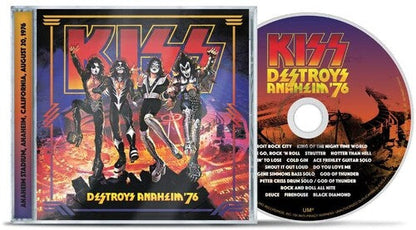 Kiss - (PRESALE 8/21/26) KISS Destroys Anaheim '76 (CD UME 2026) | NEW-