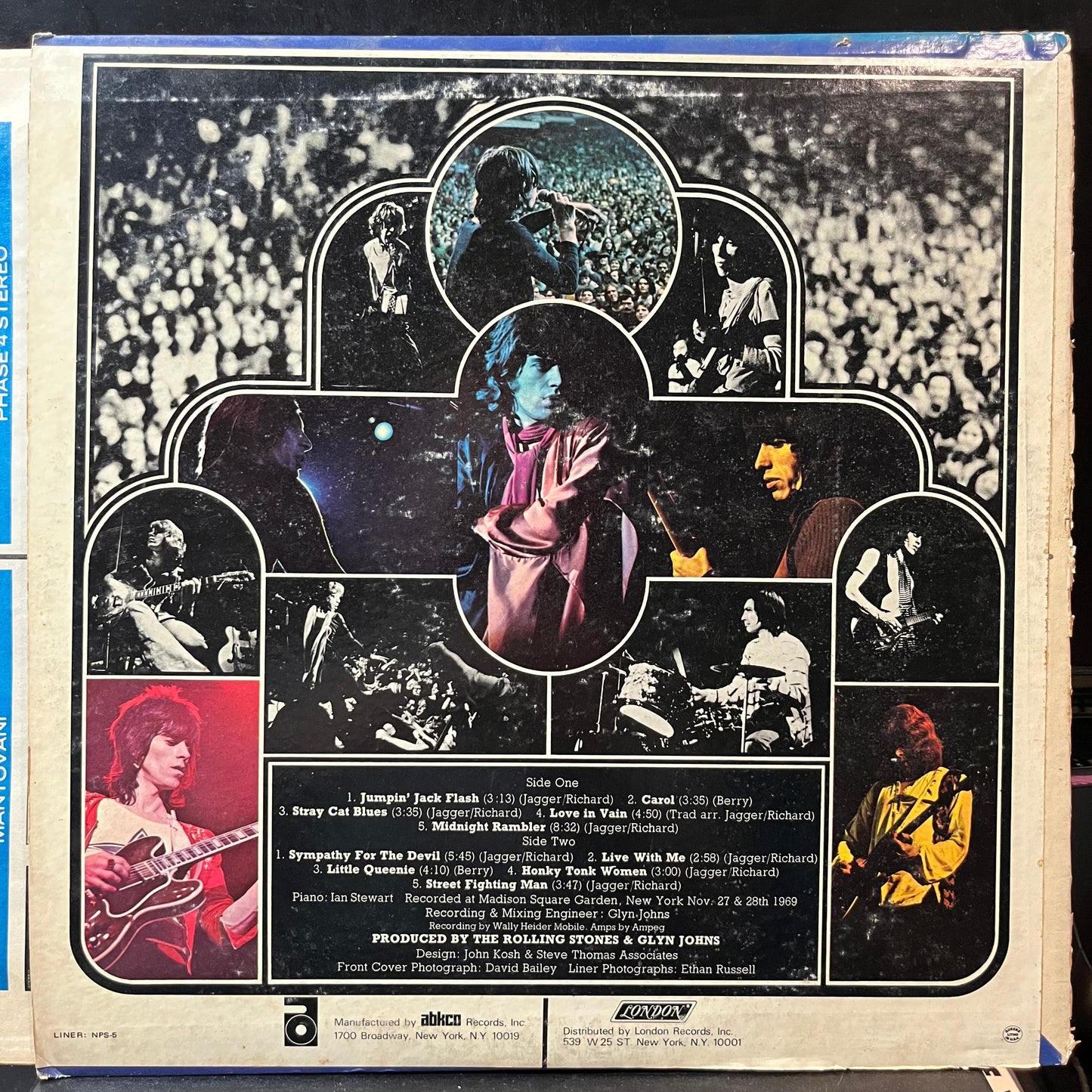 The Rolling Stones - Get Yer Ya-Ya's Out! - The Rolling Stones In Concert (VINYL LP LONDON NPS-5 1970) | Excellent+ (EX+) Very Good Plus (VG+)--