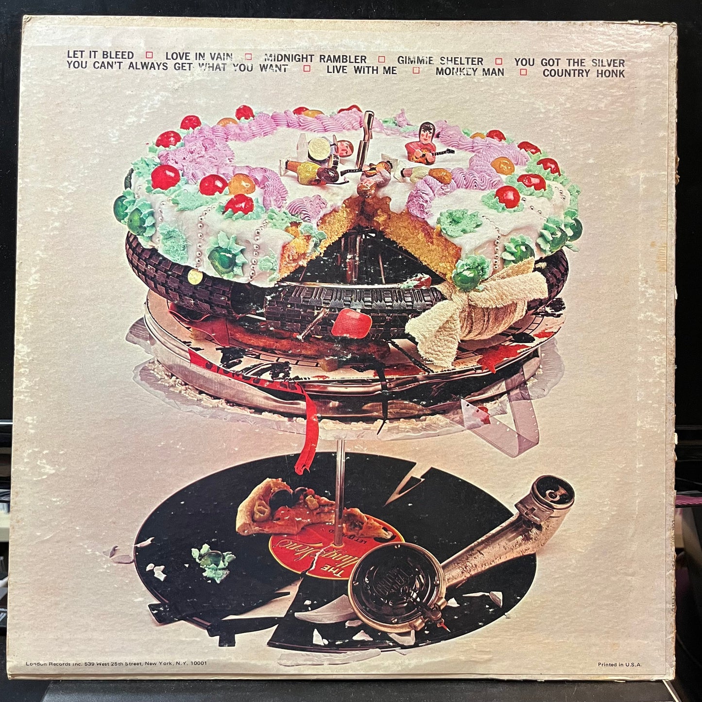 Rolling Stones - Let It Bleed (VINYL LP LONDON NPS - 4 1969) | Excellent (EX) Very Good (VG)-