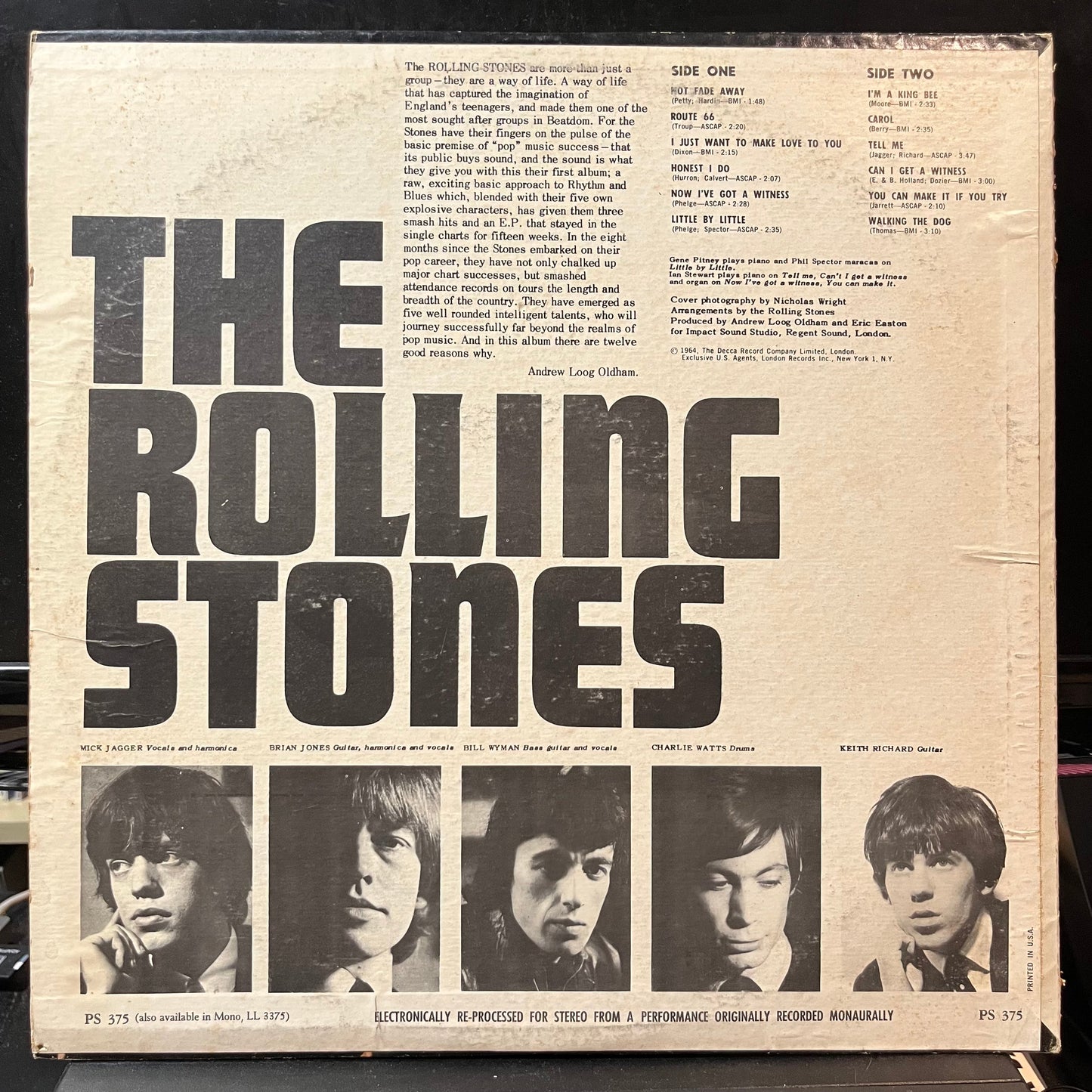 The Rolling Stones - England's Newest Hit Makers (VINYL LP LONDON PS 375 1969) | Near Mint- (NM-) Very Good (VG)-