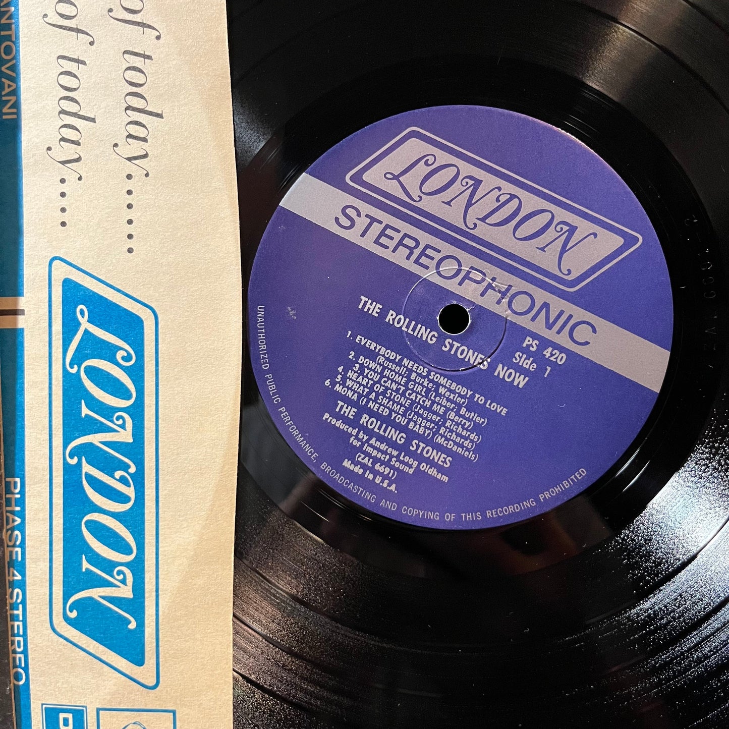 The Rolling Stones - The Rolling Stones, Now! (VINYL LP LONDON PS 420 1969) | Near Mint- (NM-) Very Good Plus (VG+)-