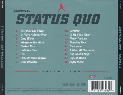 Status Quo - The Essential Status Quo - Volume Two (CD) | Near Mint (NM) Near Mint (NM)--
