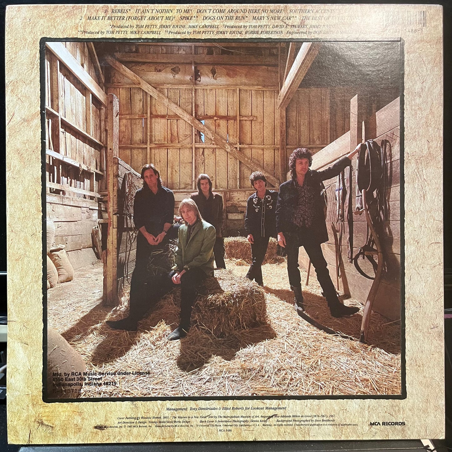 Tom Petty And The Heartbreakers - Southern Accents (VINYL LP MCA MCA 5486 1985) | Near Mint (NM or M-) Near Mint- (NM-)-