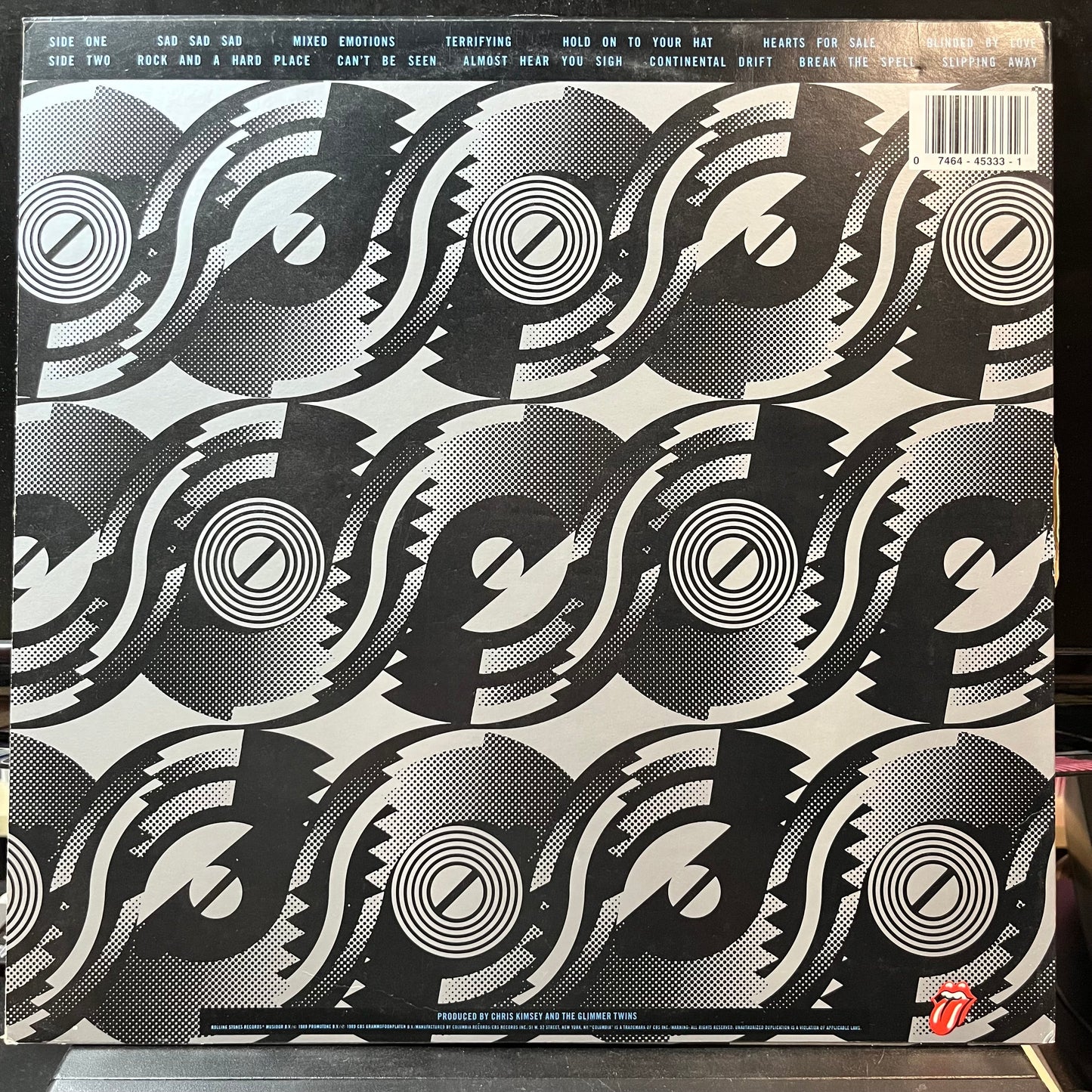 The Rolling Stones - Steel Wheels (VINYL LP ROLLING STONES OC 45333 1989) | Near Mint (NM or M-) Near Mint (NM)--