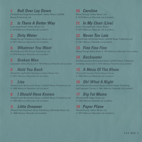Status Quo - The Essential Status Quo - Volume Two (CD) | Near Mint (NM) Near Mint (NM)--