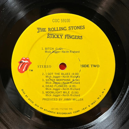 The Rolling Stones - Sticky Fingers (VINYL LP ROLLING STONES COC 59100 1971) | Very Good Plus (VG+) Very Good Plus (VG+)-