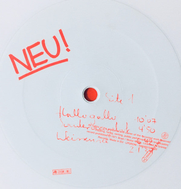 Neu! - Neu! | Mint (M) Mint (M)-