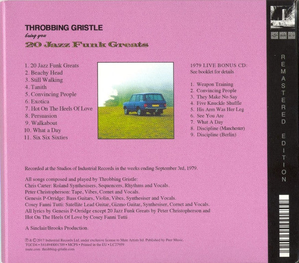 Throbbing Gristle - 20 Jazz Funk Greats (CD) | Mint (M) Mint (M)-