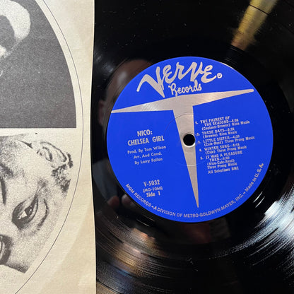 Nico - Chelsea Girl (VINYL LP VERVE V-5032 1967) | USED Near Mint- (NM-) Very Good (VG)-