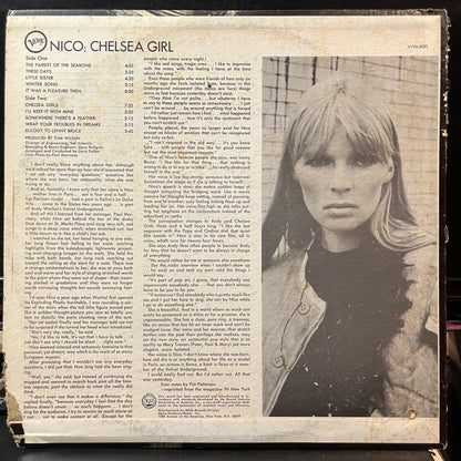Nico - Chelsea Girl (VINYL LP VERVE V-5032 1967) | USED Near Mint- (NM-) Very Good (VG)-