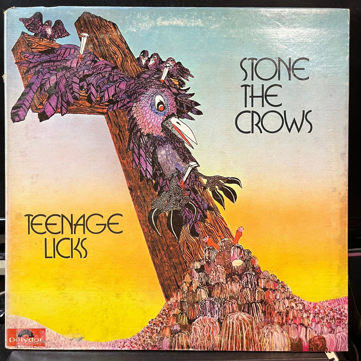 Stone The Crows - Teenage Licks (VINYL LP POLYDOR 2391 018) | USED Near Mint (NM or M-) Very Good Plus (VG+)-