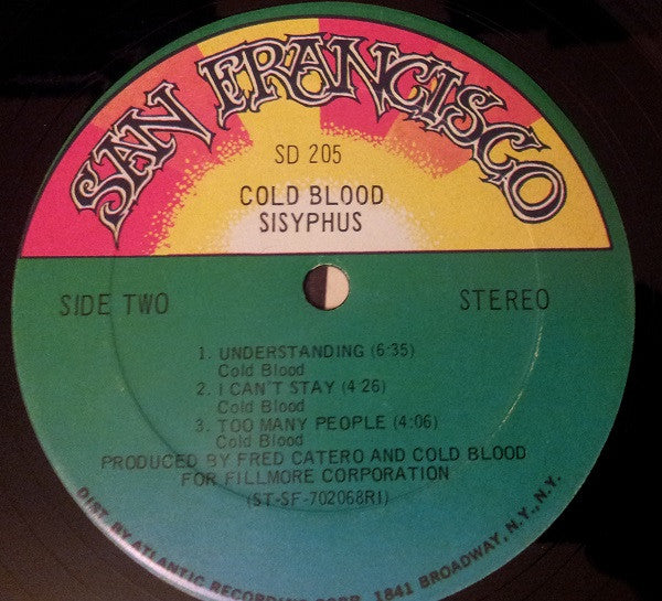 Cold Blood - Sisyphus *PHILIPS - RI* | Very Good (VG) Good Plus (G+)-