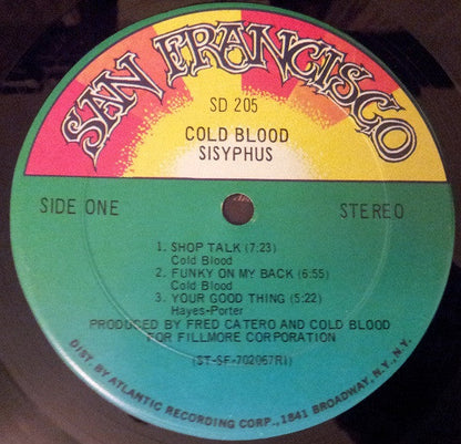 Cold Blood - Sisyphus *PHILIPS - RI* | Very Good (VG) Good Plus (G+)-