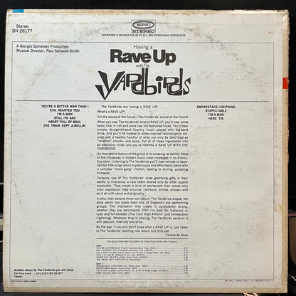 The Yardbirds - Having A Rave Up With The Yardbirds (VINYL LP EPIC BN 26177 1965) | Near Mint (NM or M-) Very Good (VG)--