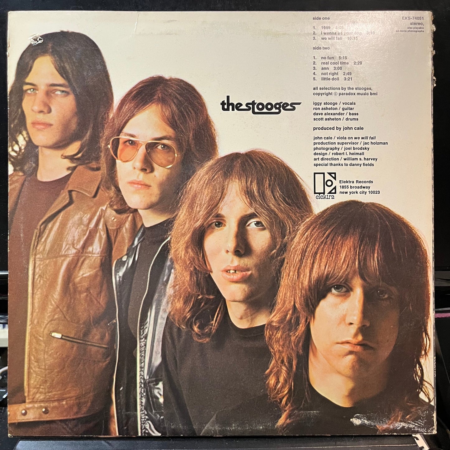The Stooges - The Stooges (VINYL LP ELEKTRA EKS-74051 1969) | Near Mint (NM or M-) Very Good Plus (VG+)--