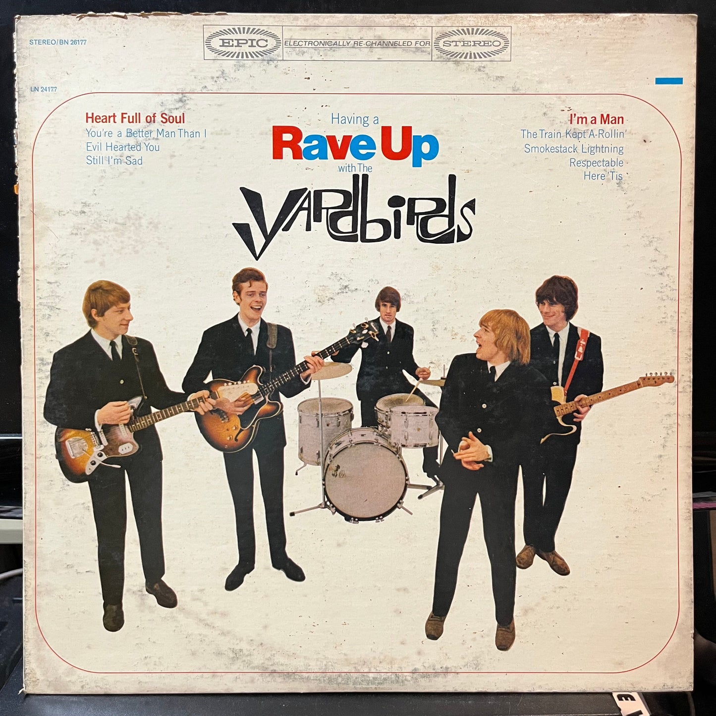The Yardbirds - Having A Rave Up With The Yardbirds (VINYL LP EPIC BN 26177 1965) | Near Mint (NM or M-) Very Good (VG)--