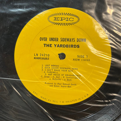 The Yardbirds - Over Under Sideways Down (VINYL LP EPIC LN24210 1966) | Near Mint (NM or M-) Very Good (VG)--
