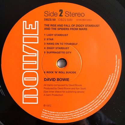 David Bowie - The Rise And Fall Of Ziggy Stardust And The Spiders From Mars (HALF SPEED) | Mint (M) Mint (M)-