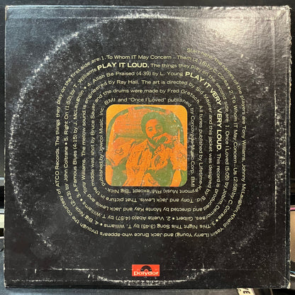 The Tony Williams Lifetime - (Turn It Over)(VINYL LP POLYDOR 24-4021 1970) | Near Mint (NM or M-) Very Good (VG)-