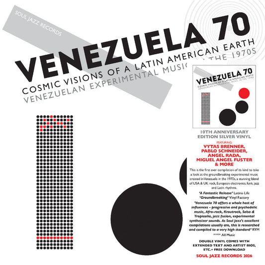 Soul Jazz Records presents - (PRESALE 8/7/26) VENEZUELA 70: Cosmic Visions Of A Latin American Earth (CD) |-