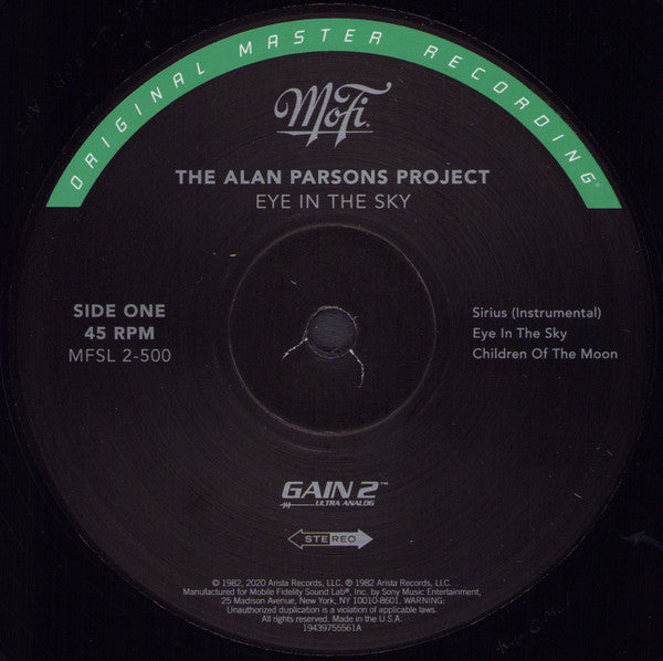 The Alan Parsons Project - Eye In The Sky | Mint (M) Mint (M)-