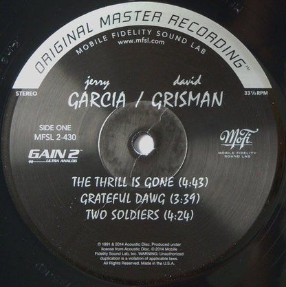 Jerry Garcia - Jerry Garcia / David Grisman | Mint (M) Mint (M)-