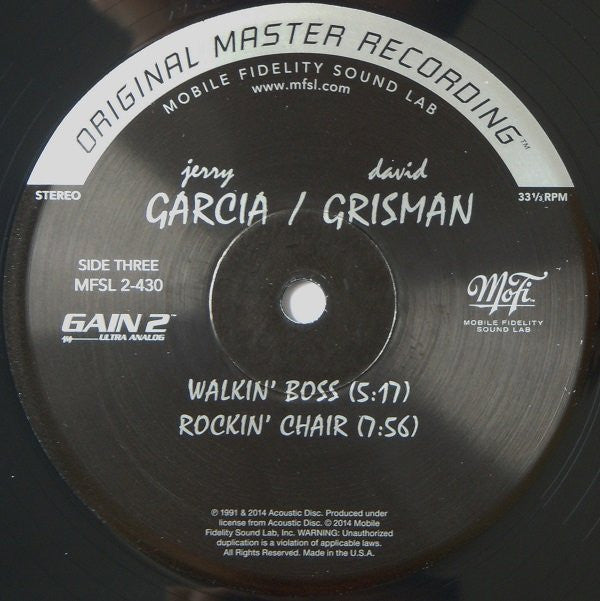 Jerry Garcia - Jerry Garcia / David Grisman | Mint (M) Mint (M)-