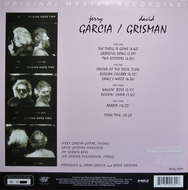 Jerry Garcia - Jerry Garcia / David Grisman | Mint (M) Mint (M)-