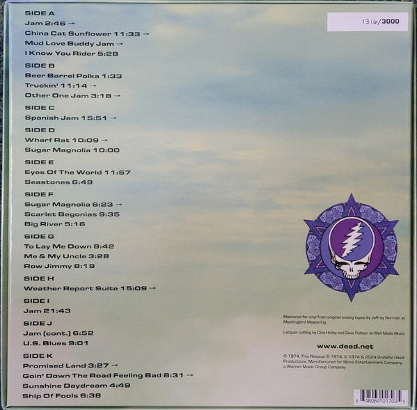 The Grateful Dead - Dick's Picks Volume Twelve: Providence Civic - June 26, 1974; Boston Garden - June 28, 1974 | Mint (M) Mint (M)-