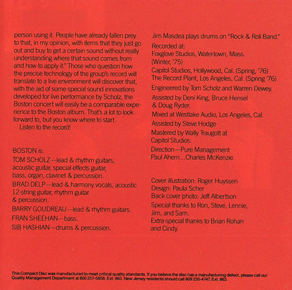 Boston (CD) | Mint (M) Excellent (EX)-