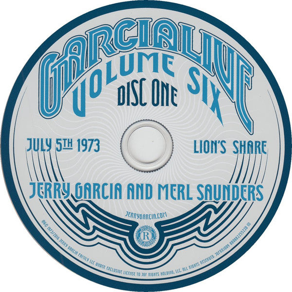 GarciaLive Volume Six (July 5th 1973, Lion's Share) (CD) | Mint (M) Mint (M)-
