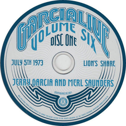 GarciaLive Volume Six (July 5th 1973, Lion's Share) (CD) | Mint (M) Mint (M)-