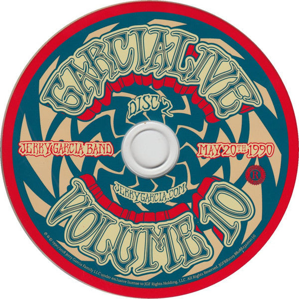 The Jerry Garcia Band - GarciaLive Volume 10 (May 20th, 1990 Hilo Civic Auditorium)(CD) | Mint (M)-