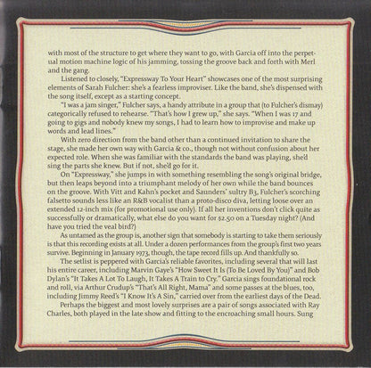 Jerry Garcia - GarciaLive Volume 12 (January 23rd, 1973 The Boarding House) (CD) | Mint (M) Mint (M)-