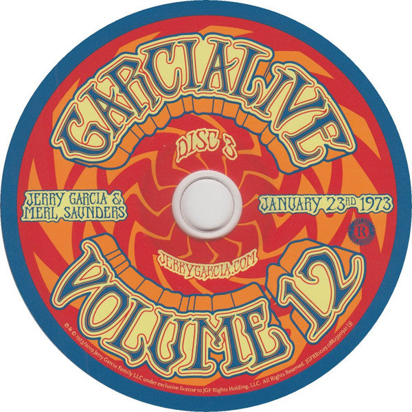 Jerry Garcia - GarciaLive Volume 12 (January 23rd, 1973 The Boarding House) (CD) | Mint (M) Mint (M)-