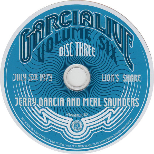 GarciaLive Volume Six (July 5th 1973, Lion's Share) (CD) | Mint (M) Mint (M)-