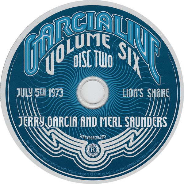 GarciaLive Volume Six (July 5th 1973, Lion's Share) (CD) | Mint (M) Mint (M)-