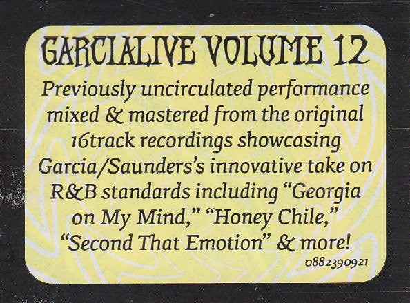 Jerry Garcia - GarciaLive Volume 12 (January 23rd, 1973 The Boarding House) (CD) | Mint (M) Mint (M)-