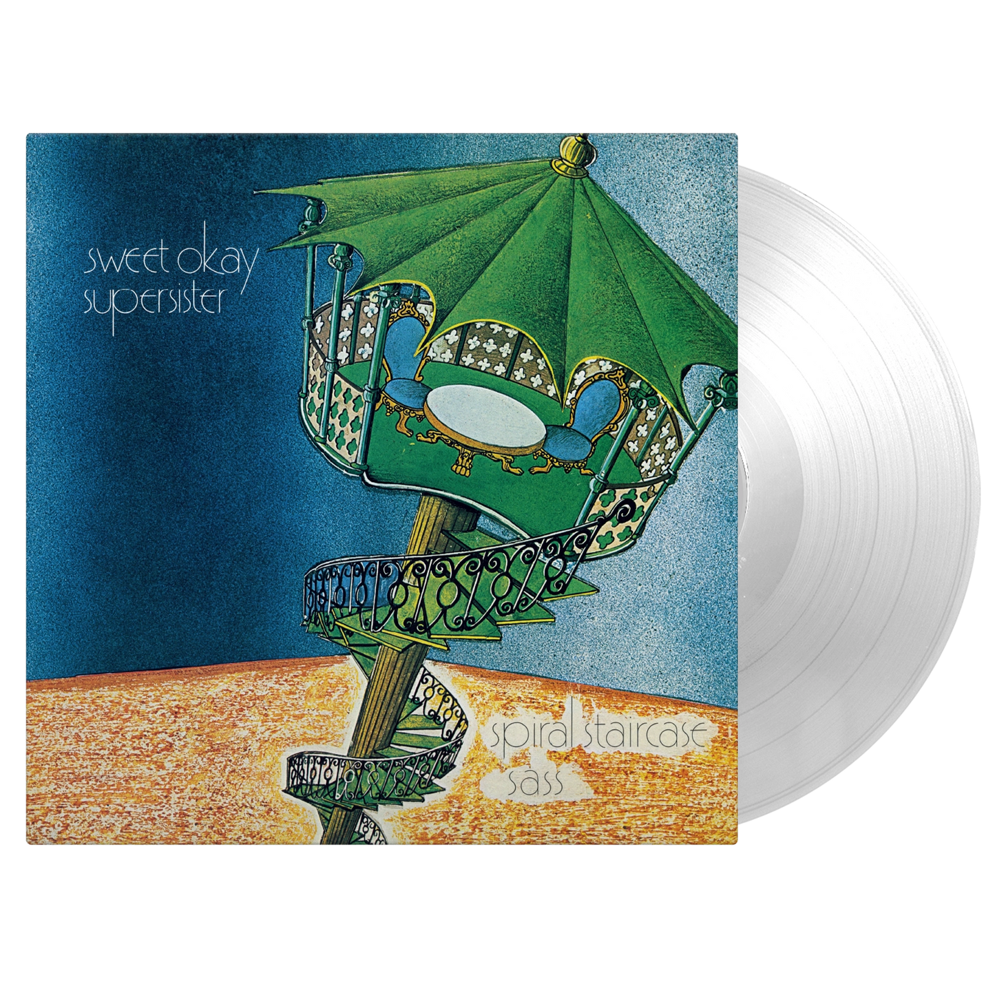 Supersister - Spiral Staircase Sass (MOV / CRYSTAL CLEAR VINYL) | Mint (M) Mint (M)-