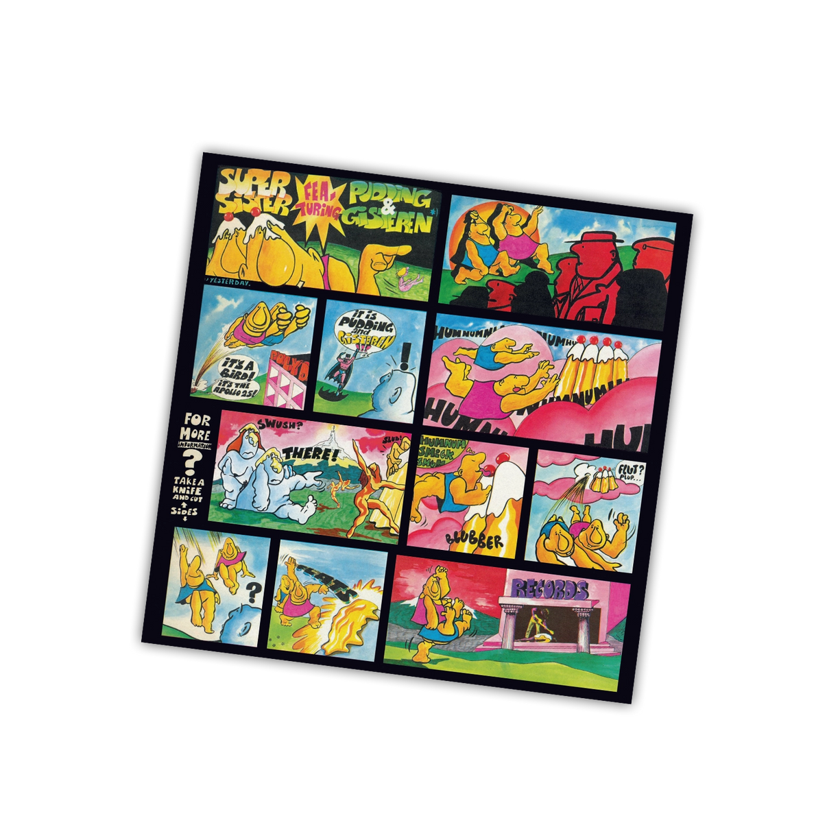 Supersister - Pudding And Gisteren (MOV / CRYSTAL CLEAR VINYL) | Mint (M) Mint (M)-