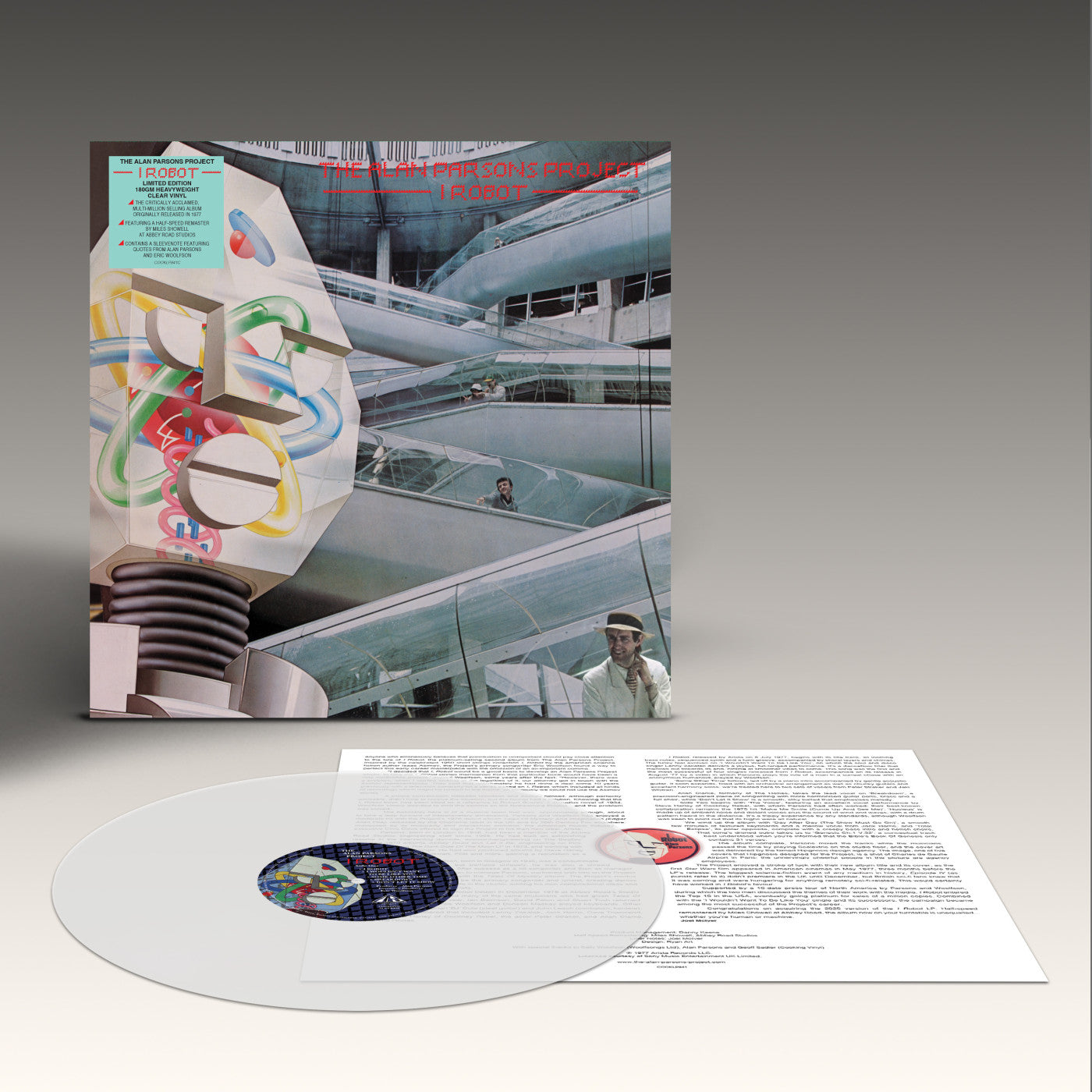 The Alan Parsons Project - (PRESALE 7/31/26) I Robot (CV 45 Audiophile) (HALFSPEED CLEAR VINYL) | Mint (M)-