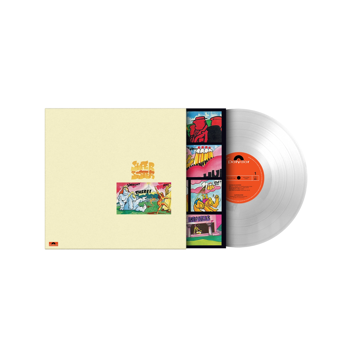 Supersister - Pudding And Gisteren (MOV / CRYSTAL CLEAR VINYL) | Mint (M) Mint (M)-