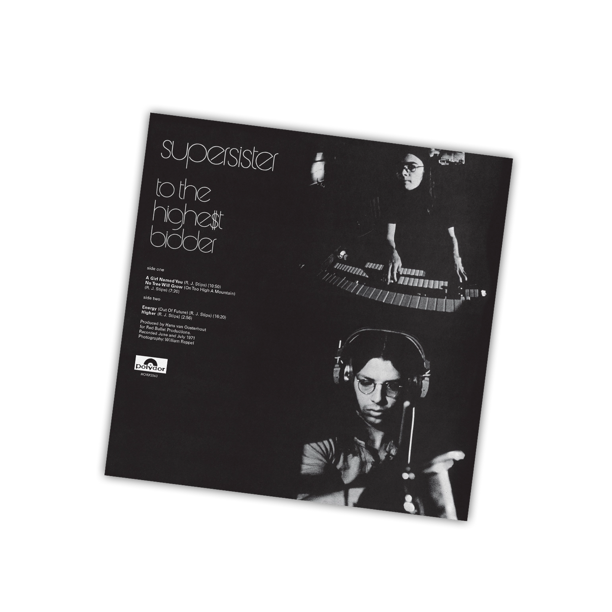 Supersister - To The Highest Bidder (MOV CRYSTAL CLEAR VINYL) | Mint (M) Mint (M)-