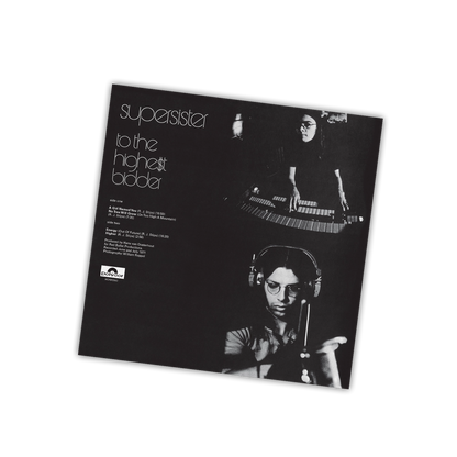 Supersister - To The Highest Bidder (MOV CRYSTAL CLEAR VINYL) | Mint (M) Mint (M)-