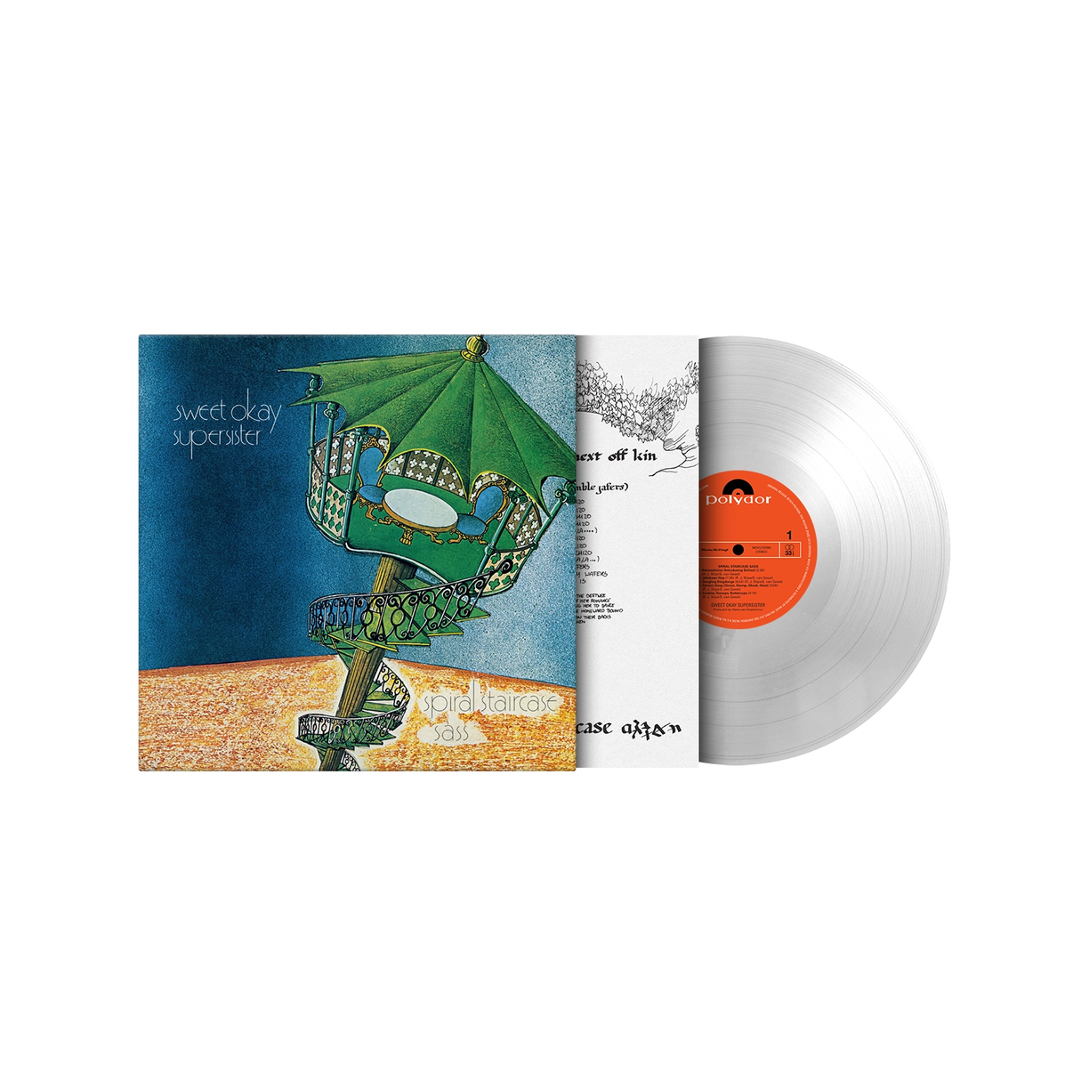 Supersister - Spiral Staircase Sass (MOV / CRYSTAL CLEAR VINYL) | Mint (M) Mint (M)-