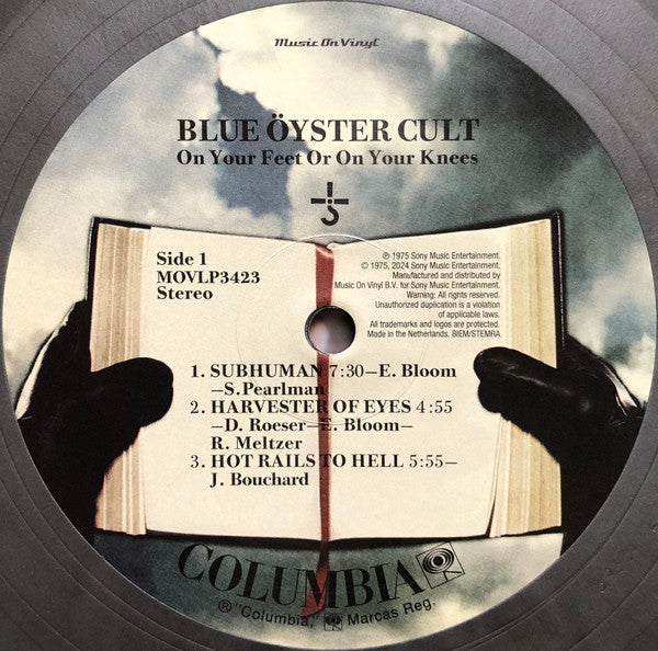 Blue Öyster Cult - On Your Feet Or On Your Knees (SILVER & BLACK VINYL) | Mint (M)-